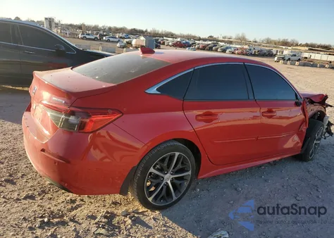 2024 Honda Civic Touring из США, поврежденный, VIN 2HGFE1F96RH321560